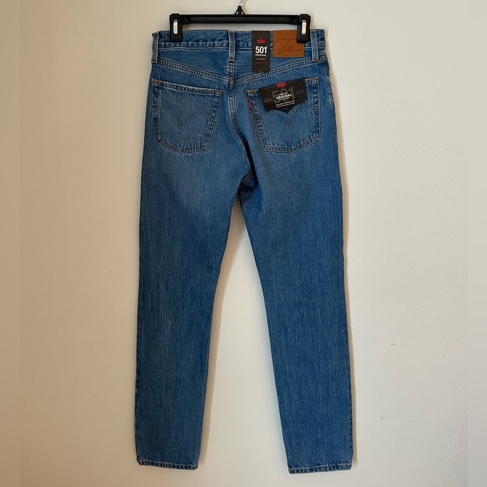 Levi’s women’s original 501 high rise straight leg jean